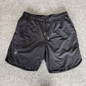 Legends Luka Short Mens Medium Black Lined Athletic Training Gym Workout Running